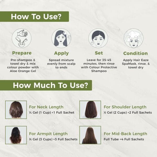INDUS VALLEY Damage Free Natural Gel Hair Colour for Women | Ammonia & PPD Free Organic Hair Colour with 100% Grey Coverage, Long Lasting Conditioning Hair Color | Dark Brown 3.00-220 ml - Image 5
