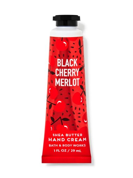 Bath & Body Works Black Cherry Merlot - Hand Cream 29ml | With Shea Butter | Moisturizing hand cream | Scented Hand Cream - Hand Cream