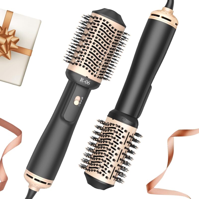 Hair Dryer Brush, Blow Dryer Brush Dryer and Styler Volumize in One Gold