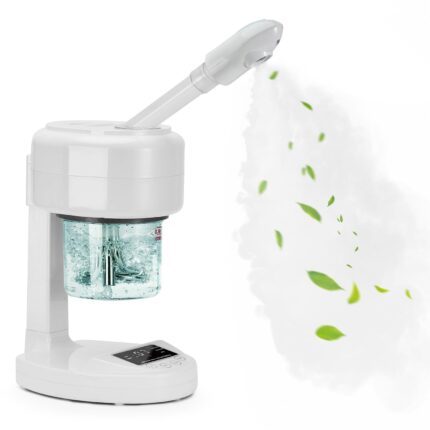 JOSTZHXIN Facial Steamer Nano Ionic Face Steamer with Extendable Arm,Portable Esthetician Facial Steamer 360°Rotating Nozzle for Personal Care at Home or Salon