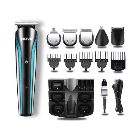 NOVA NG 1152 Cordless Rechargeable: 60 Minutes Runtime Multi Grooming Trimmer for Men (Blue) NOVA NG 1152 Cordless Rechargeable: 60 Minutes Runtime Multi Grooming Trimmer for Men (Blue)