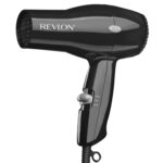 Revlon Compact Hair Dryer | 1875Watt Lightweight Design, Perfect for Travel, (Black)