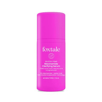 Foxtale 12% Niacinamide Face Serum with Azelaic Acid for Oil Control & Brightening | Reduces Acne, Blemishes & Acne Marks | Brightens & Smoothens Skin | Face Serum for Women & Men | 10 ml