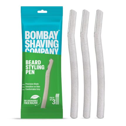 Bombay Shaving Company Beard Pen Styler Razor for Men | Reusable Razor | Shaving Razor for Men | Pack of 3 Bombay Shaving Company Beard Pen Styler Razor for Men | Reusable Razor | Shaving Razor for Men | Pack of 3