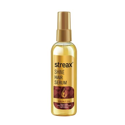 Streax Hair Serum 115ml, Hair serum for Dry & Frizzy Hair, for Women & Men, for Curly Hair, Wavy Hair, Straight Hair, Silk & Shine Vitalised with Walnut Oil Streax Hair Serum 115ml, Hair serum for Dry & Frizzy Hair, for Women & Men, for Curly Hair, Wavy Hair, Straight Hair, Silk & Shine Vitalised with Walnut Oil