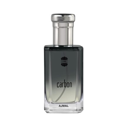 Ajmal Carbon Liquid Eau De Parfum For Men With Citrus, Fresh, Green Spicy, Woody & Musky Scent, 100ml